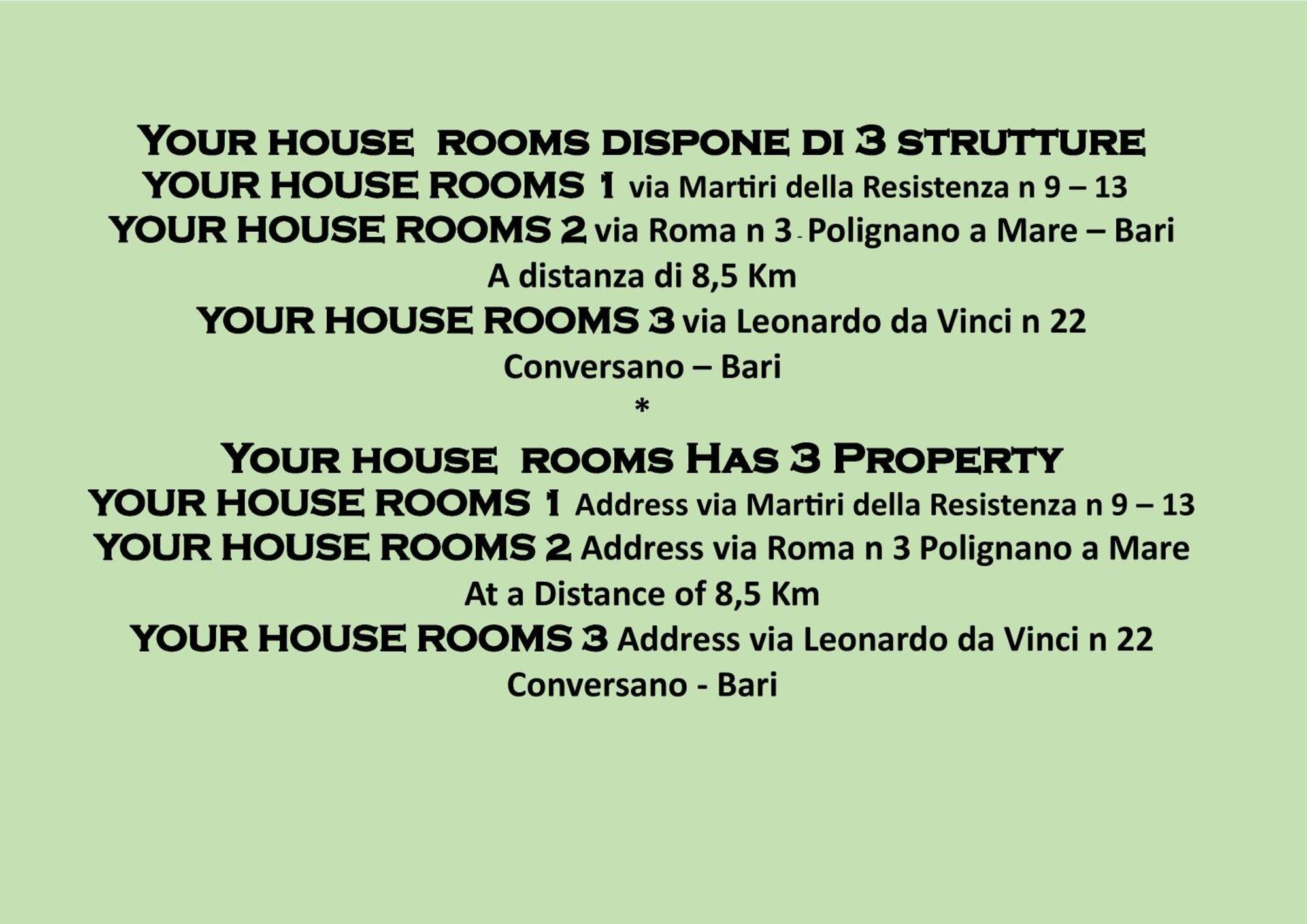Your House Rooms 2 Polignano a Mare Εξωτερικό φωτογραφία